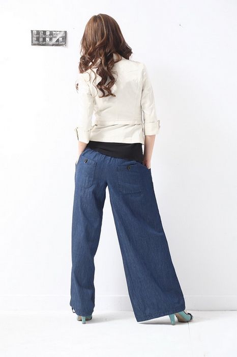 NEW FASHION WOMENS CHIFFON WIDE LEG PANTS 4 COLOR PICK  