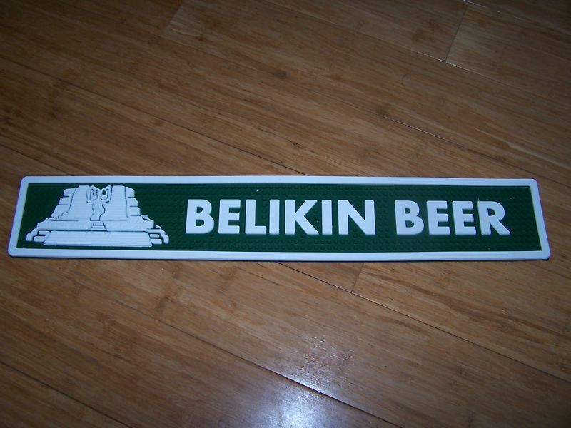 BELIKIN Beer of Belize Bar Bartenders Mat Rubber Spill  