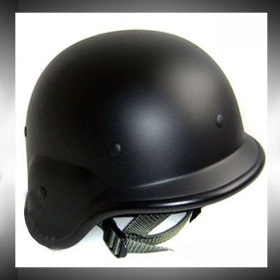 SWAT SKIRMISH AIRSOFT PROTECTIVE CLASSIC BLACK HELMET  