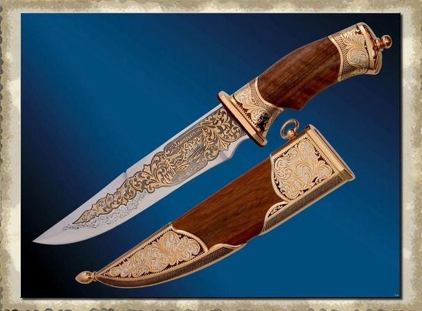 T4546 Weapon Zlatoust Russian Knife Masterwork POSTER  