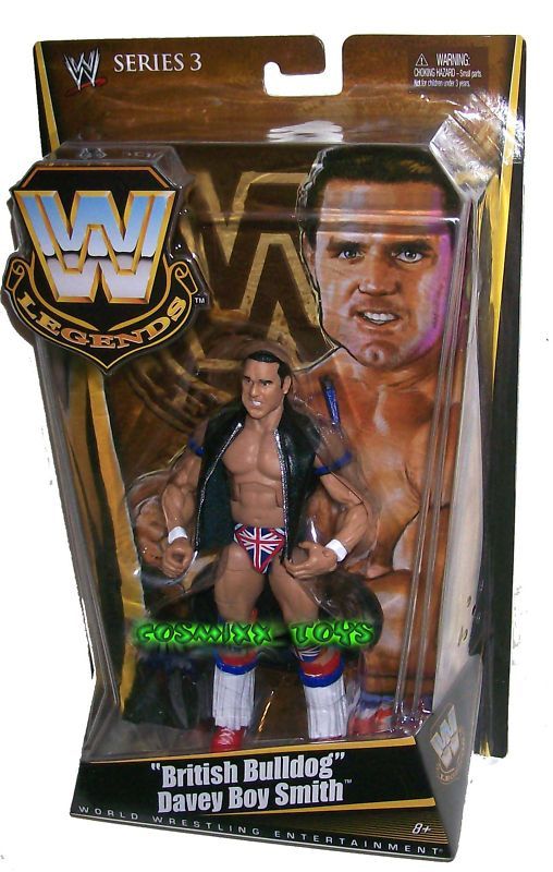 WWE WRESTLING LEGENDS 3 BITISH BULLDOG DAVEY BOY SMITH  