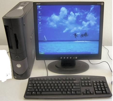 DELL OptiPlex GX260 DESKTOP 160GB DVD & 17 LCD PACKAGE  