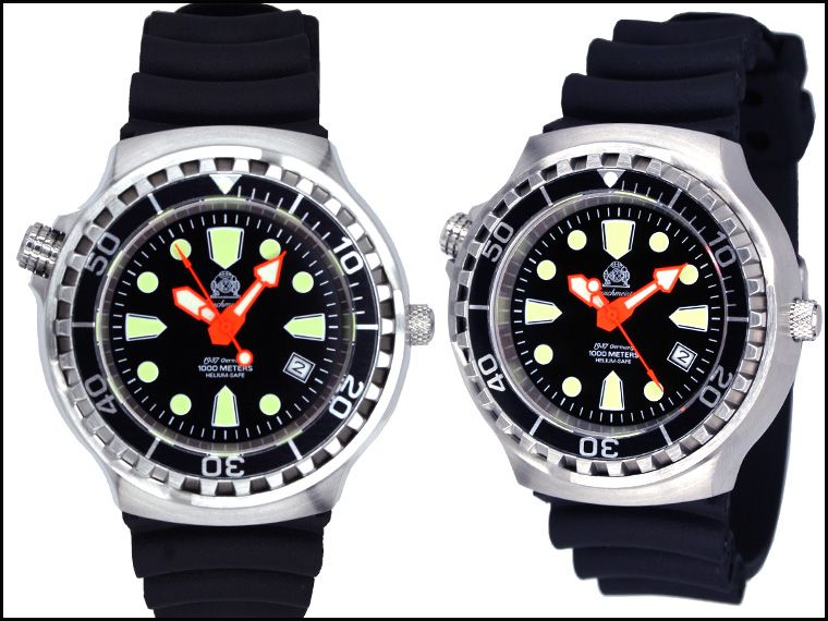 AUTOMBAT DIVER 1000m waterresistant HELIUM SAFET245  