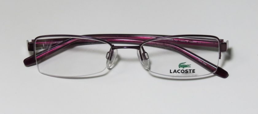 NEW LACOSTE 12205 50 18 135 VISION SHINY VIOLET EYEGLASSES/GLASSES 