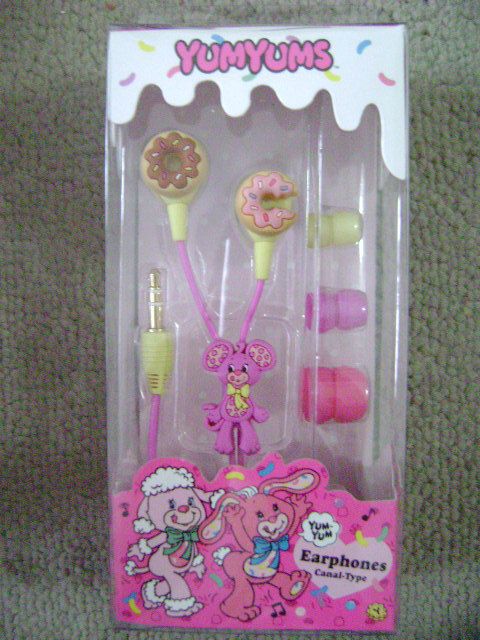 YUM YUMS CUTE KAWAII GOODY GRAPE MOUSE EARPHONES  