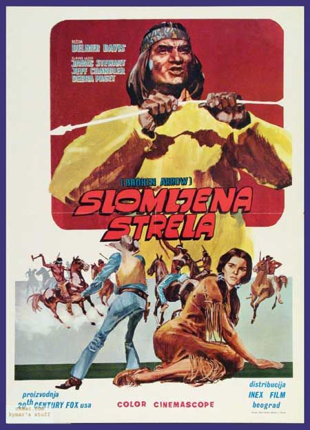 BROKEN ARROW Original Yugo Movie Poster  