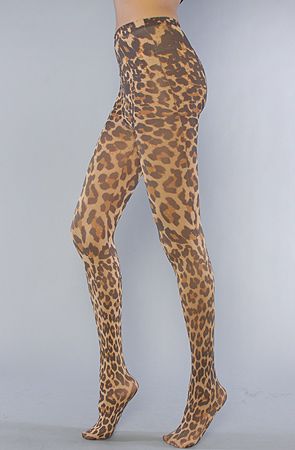 Betsey Johnson The Cha Cha Cheetah Paper Print Tight Camel  