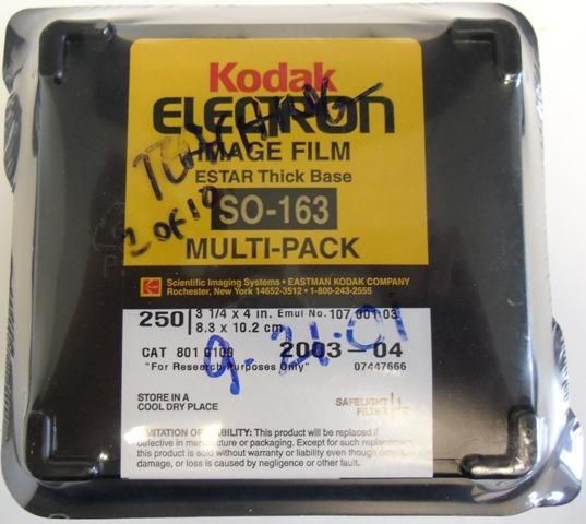 KODAK ELECTRON IMAGE FILM SO 163 QTY 250 NEW 801 0100  