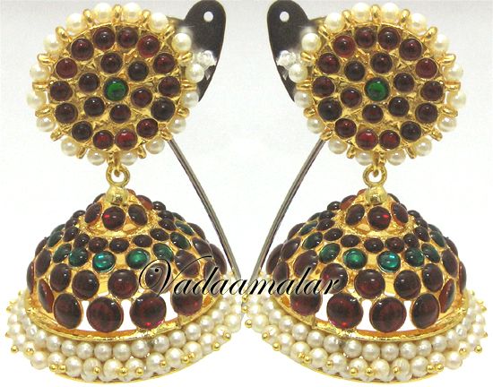 NEW Jhumka Earrings Indian Ear Extensions Bollywood Jhumki Jhumkas 