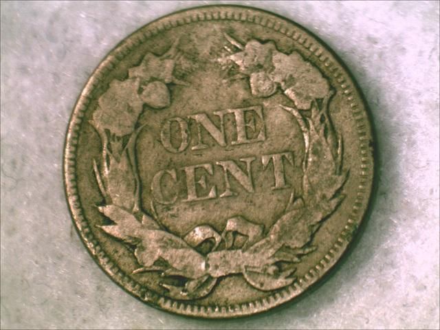 SCARCE 1857 Flying Eagle Cent Mule Clashed Die ERROR FS 402  