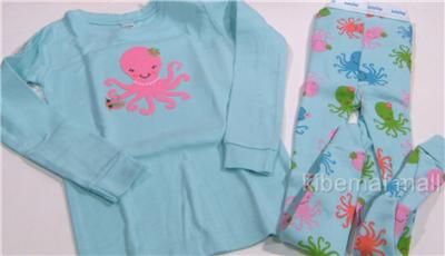 NWT~Baby GAP Girls Pajamas~Long Sleeve Top+Pants PJs~Animal 6 12 18 