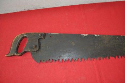 ANTIQUE CROSS CUT ONE MAN LUMBER SAW Item #T113  