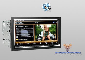 Road Emperor   In Dash Car DVD With 3G Internet (2DIN GPS DVB T)