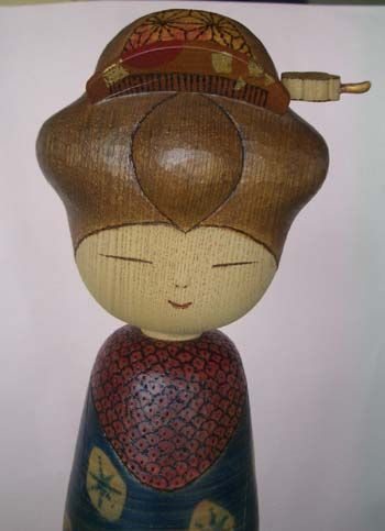 REAL Creative Kokeshi Doll Sansaku EDO MONYOU  