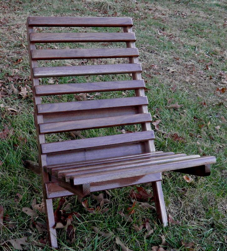 Civil War Walnut Camp Chair Kit, Lumber Plans Hardware  