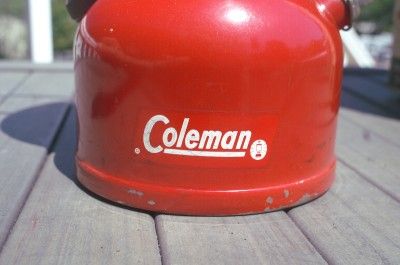 VINTAGE COLEMAN LANTERN 200A RED  