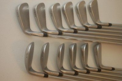   DCI Black Oversize + Iron Set 1 PW,GW,SW Stiff Flex Steel Golf #2046