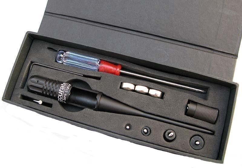 red dot laser bore sighter .22 to.50 caliber rifle boresight  