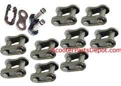 LOT OF 10 #25 47cc/49cc Pocket Bike CHAIN LINKS #25  