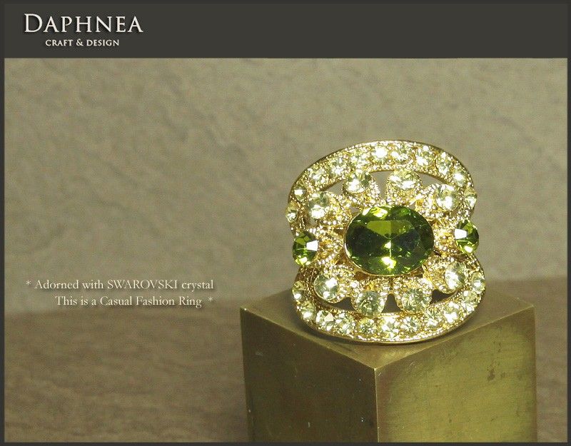 daphnea crystal new fashion cocktail Ring FR281223  