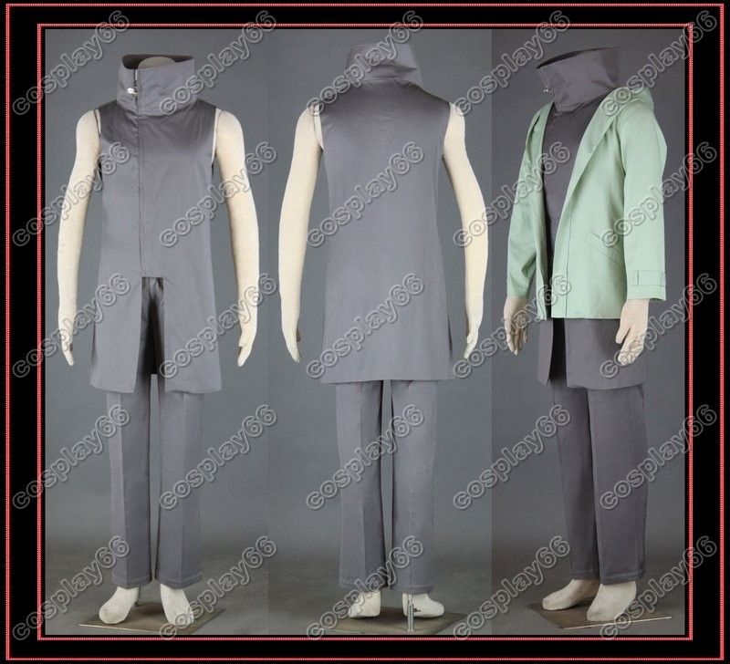 Naruto Shino 2th Cosplay Costume Any Size  