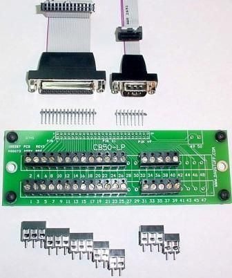 DB9 M DB25 F Screw Breakout Desk Top   Panel Mount Kit  