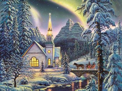 LIGHT OF THE WORLD JIGSAW PUZZLE KIM NORLIEN 500 PCS  