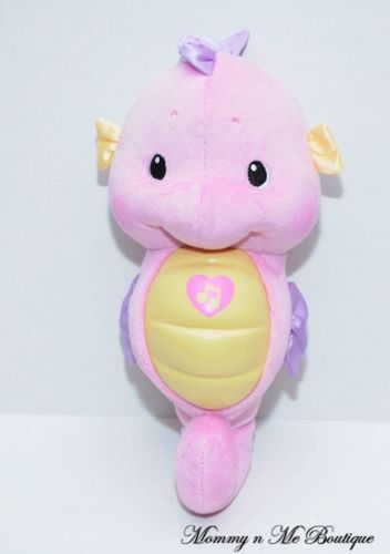 Fisher Price Ocean Wonders Soothe Glow Seahorse Pink  