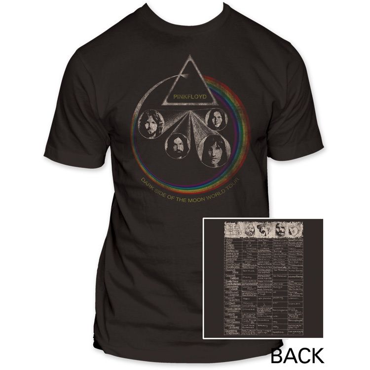 Pink Floyd Dark Side of Moon World Tour Vintage T shirt  