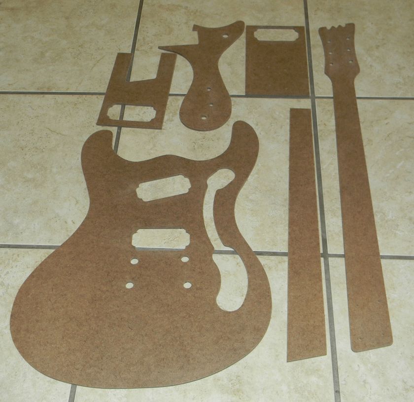 Mosrite Luthier building/routing templates CNC  