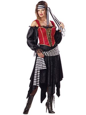 Sexy Halloween Womens Pirate Costume Pirate Lady Med  