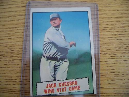 1961 Topps #407 Jack Chesbro New York  