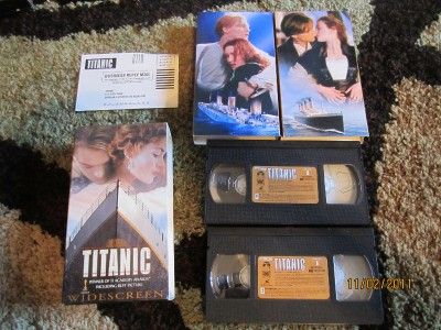   Tape Set Widescreen Leonardo DiCaprio Kate Winslet 097363348122  