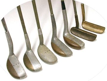 Golfcraft Combo Mallets Brass Blades Putter Lot 7 Clubs  