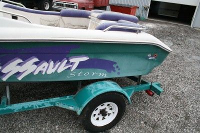 1998 Dynasty Assualt Sport Jet Boat   Good Project w/ Trailer   NEEDS 