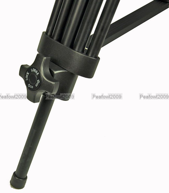 6ft Pro Camcorder Video Tripod Fluid Pan Head EI 717  