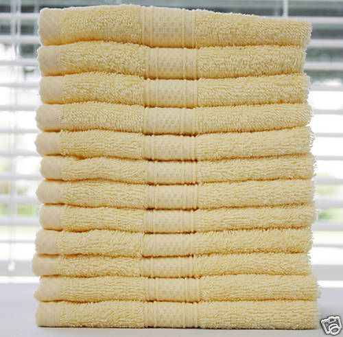 Lot 36 Premium Wash cloth Face towel WHOLESALE  Beige  