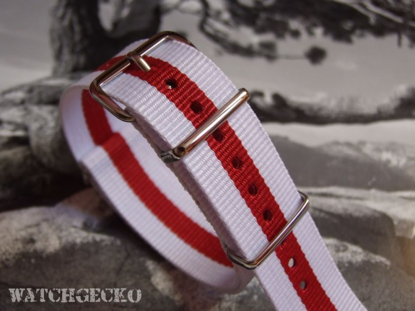 Black Carbon Fibre Watch Strap   Black or Red stitching  