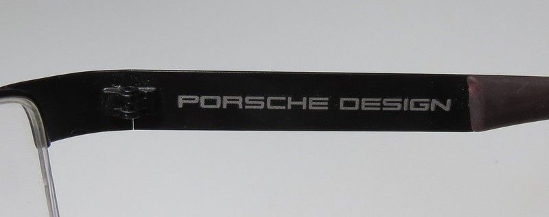 NEW PORSCHE DESIGN 8142 B 54 15 140 HALF RIMLESS GRAY EYEGLASSES 