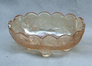 Jeanette Depression Glass Irridescent Floragold Louisa  