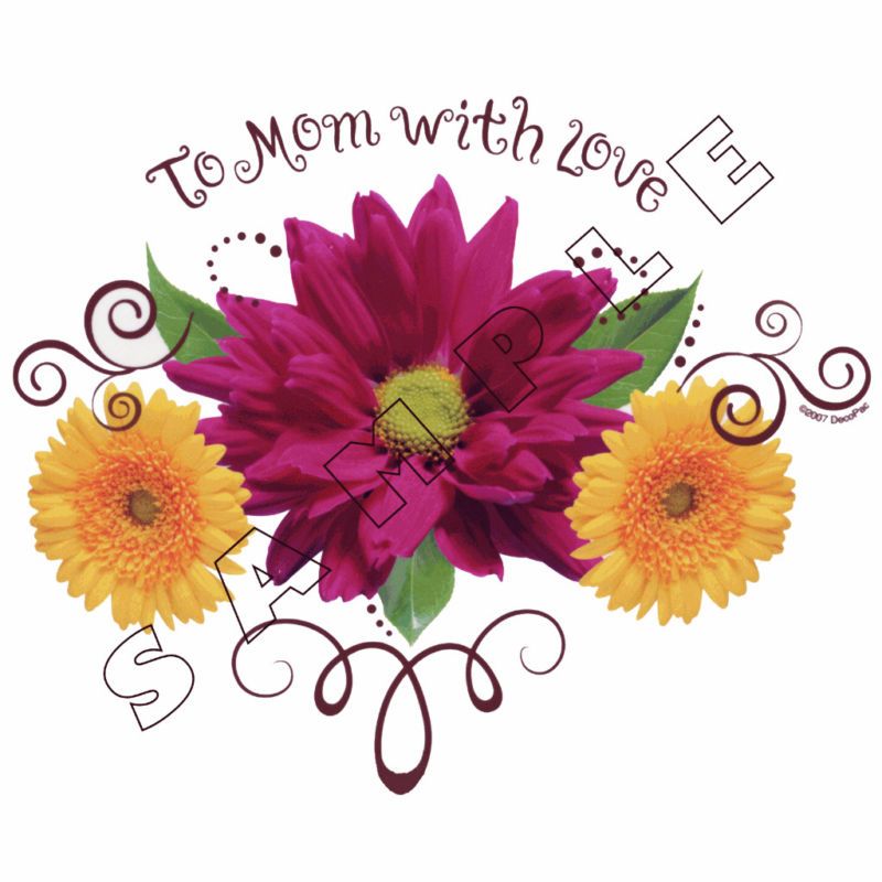Mothers Day Edible Cake Topper Decoration Image  