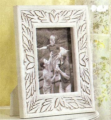 SHABBY COUNTRY CHIC DISTRESSED WOOD 4x6 PICTURE FRAME  