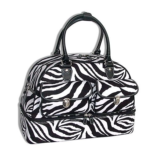 luggage 9417 Zebra Black Trim BIG