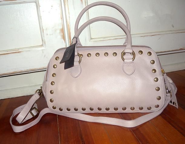 JCrew Studded Gabby Satchel $325 Lilac Bag Tote Purse  