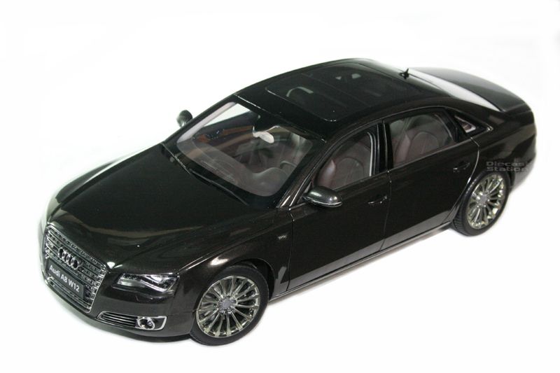 KYOSHO 2010 AUDI A8 W12 D4 DIE CAST 1/18 GREY NEW  