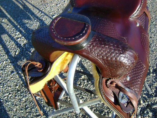 STUNNING NEW 16 MONTANA WESTERN WADE ROPING LEATHER SADDLE  