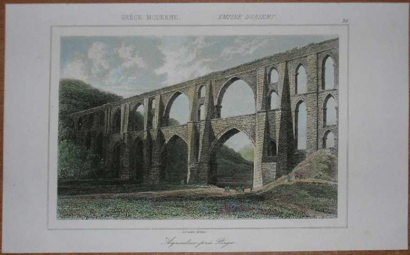 1860 print VALENS AQUEDUCT, ISTANBUL (36)  