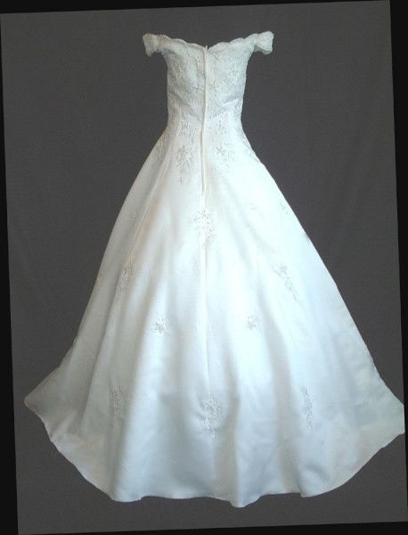 New Off The Shoulder Prom Wedding Gown Dress sz 2 24  