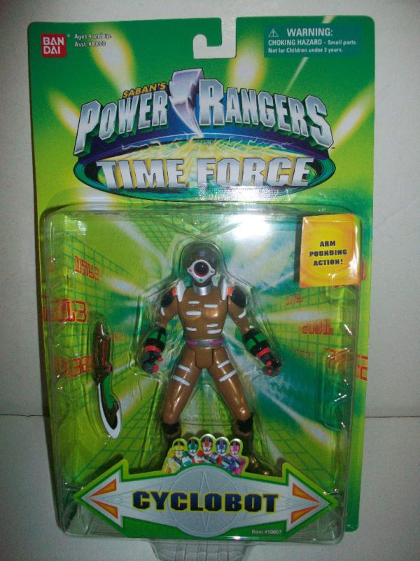 Power Rangers Time Force evil space alien Cyclobot MOC  