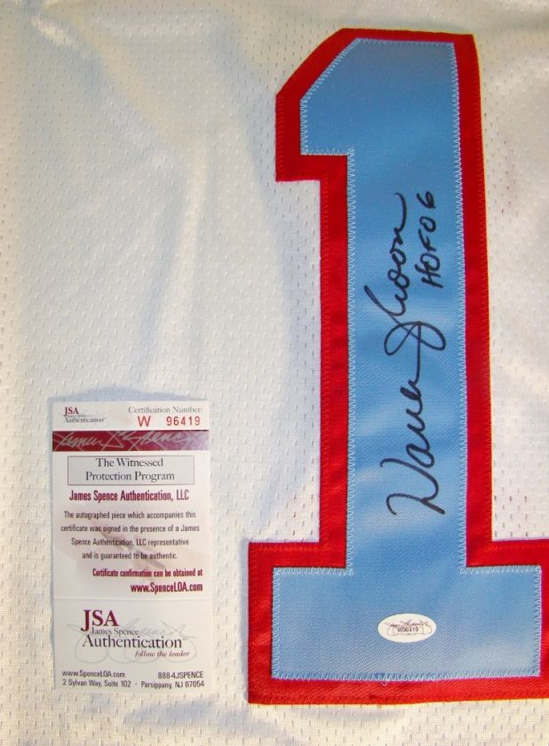 Warren Moon SIGNED 1993 Mitchell & Ness M&N JERSEY JSA  